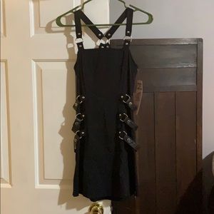 Lip service black dress with straps